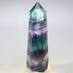 Rainbow Fluorite Polished Point  ~83mm